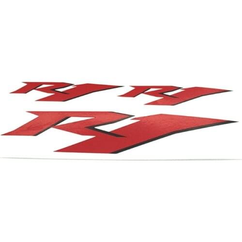 MOTORCYCLE HELMET WHITE OR BLACK VINYL STICKER FIT YAMAHA YZF