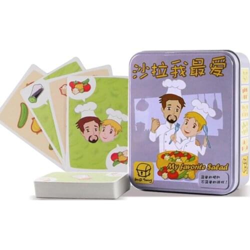 My Favorite Salad Board Game 2-6 Players Family/Party Best Gift for Children Funny Thinking Training Game