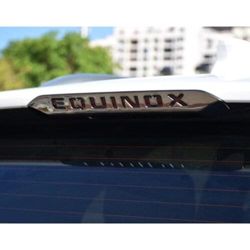 Stainless steel TAIL BRAKE LIGHTS STOP LAMP COVER MOLDING CAR STYLING ACCESSORIES FOR 2017 2018 CHEVROLET EQUINOX Car sticker