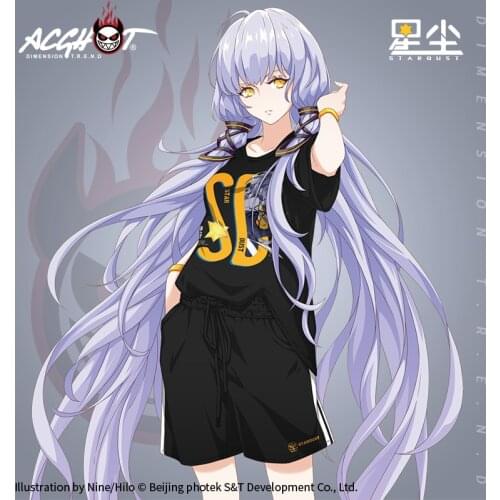 New Anime Vocaloid Start Dust Fashion Short Pants Cartoon Casual Trousers Streetwear Cosplay Costume Men Women Jogger Sweatpants