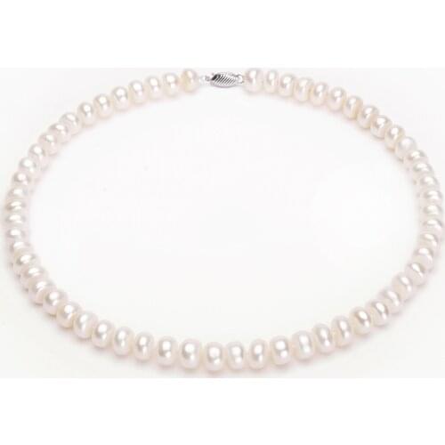 10mm AAA+++++ High quality freshwater pearl pearl necklace 18"