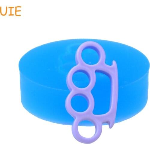 PYL575U 23.5mm Boxing Finger Glove Silicone Mold - DIY Handmade, Fondant, Resin Clay, Kitchen Baking Tools, Cookie Biscuit Mold