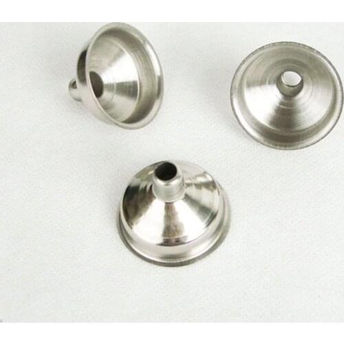 Quevinal 500pcs/lot Mini Funnel Stainless Steel Kitchen Tool Liquids Oil Bottles Flasks Hip Flask Funnel