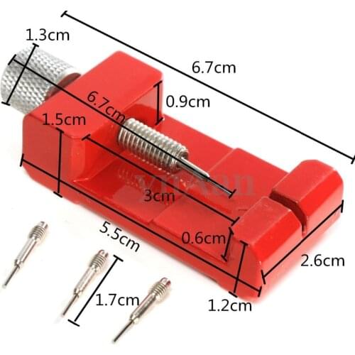 New arrival 1 set Adjustable Metal Watch Band Bracelet Strap Link Remover Repair Tool With Pins