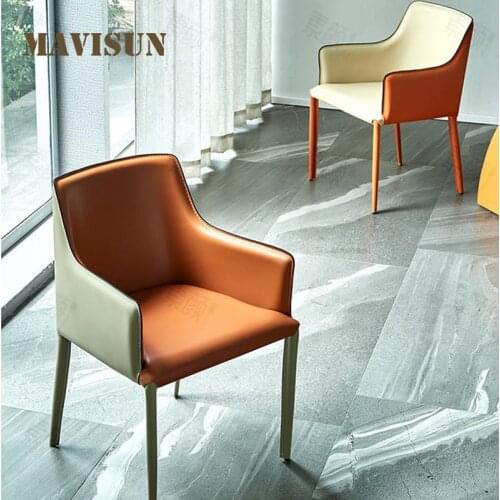 Modern Minimalist Home Dining Leisure Coffee Chairs For Kitchen Simple Negotiation Chair For Office Hotel Restaurant Furniture