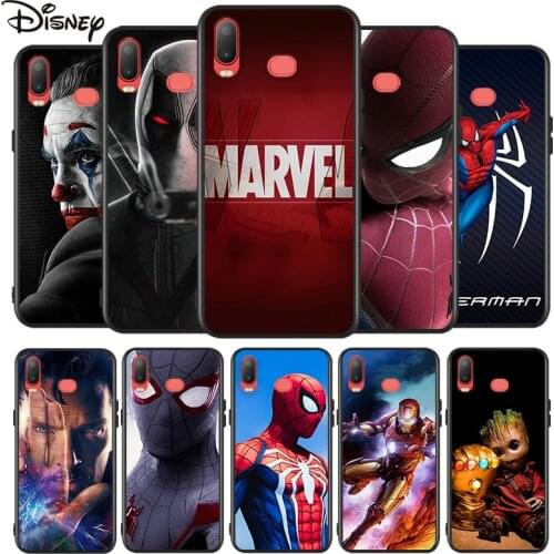 Marvel Superheroes for Samsung Galaxy A9 A8 A7 A6 A5 A3 Plus 2018 2017 2016 Star A8S A6S Black Phone Case