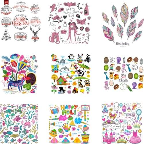 Iron-on Transfers for Clothing Patches Clorhing Stickers Stripe Dress Diy Fashion Patch Vinyle Adhesive Flex Fusible Transfer A