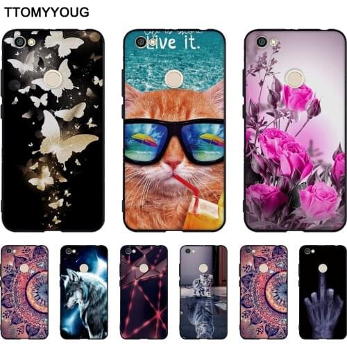 TPU Phone Case For Xiaomi Redmi Note 5A Prime Soft Silicone Back Cover For Xiaomi Redmi Note 5 A Protector Shells For Redmi Y1