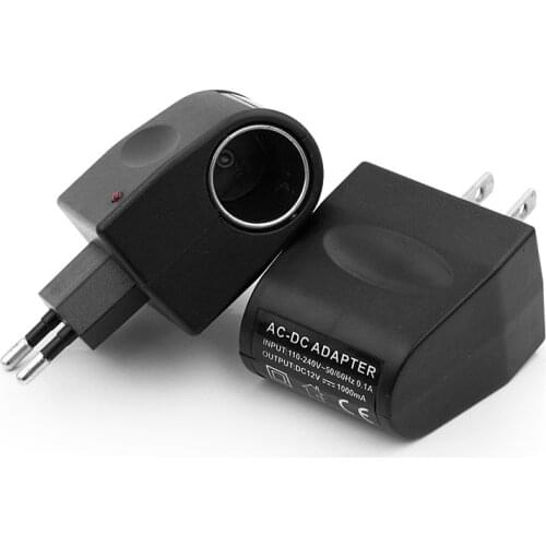 AC 220V to DC 12V Universal Car Charger Adapter Car Cigarette Lighter Home Use Power Source Conversion Plug Car Accessories