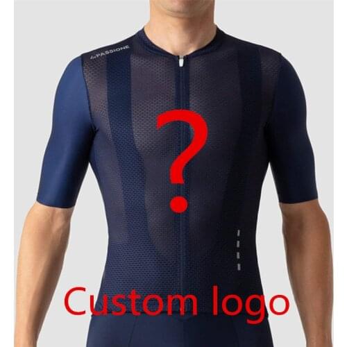 Custom Logo on cycling Jersey Pro Race fit Bike Shirt short sleeve cycling clothing road mtb bicycle jerseys Maillot Ciclismo