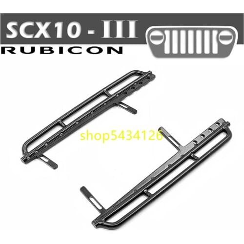 Scx10 iii Chassis Parts Metal Pedalboard For Car Rc Axial Scx-10 iii Jeep-Wrangler Car Shell Pedals