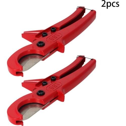 Utoolmart 1/2/3pcs Plastic Tube Scissors Zinc Alloy Body And Alloy Steel Blade Hand Tools For Home Working and Plumbers