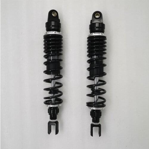1pair new 320MM 340MM 345MM 355MM 375MM Motorcycle rear shock absorber for Fuxi JOG PCX155 125 X-MAX300 Gto Wave RS RX100 black