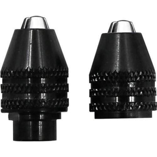 1PC Keyless Drill Chuck For Dremel Rotary Tools Universal Electric Drill Bits Adapter Motor Shaft Mini Chuck Engraver Tools