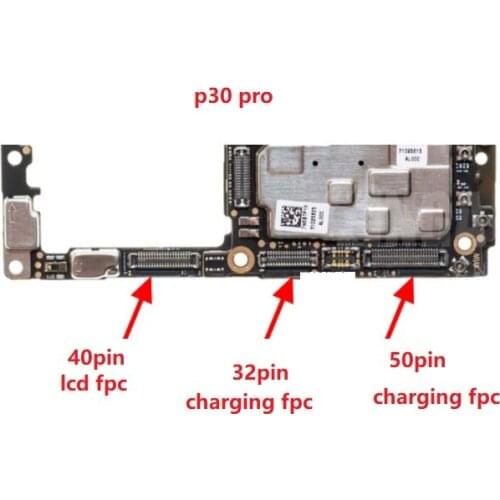 10PCS Dock Connector Micro USB Charging Port FPC connector For Huawei P30 Pro P30pro charger logic on motherboard mainboard