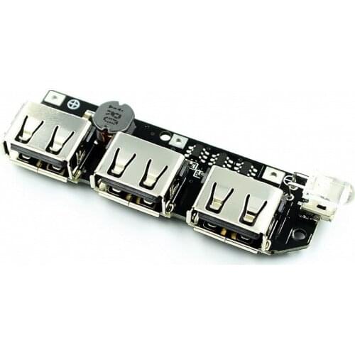 3USB 5V2.1A Mobile Power Circuit Board Boost Module/18650 Lithium Battery