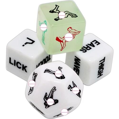4PCS Sex Toys For Couples Adult Supplies Games Funny Sex exotic Craps Dice Accessories For Women Men Russian Bar Toy Couple Gift