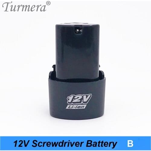 Shura 12V mini screwdriver battery electric drill battery Cordless screwdriver charger battery for power tools turmera