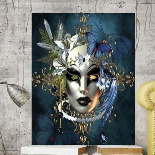 Diamond Painting New Round Stones Skeleton Diamond Mosaic Cartoon Pictures With Rhinestones Skull Hobby And Handicraft Art Gift