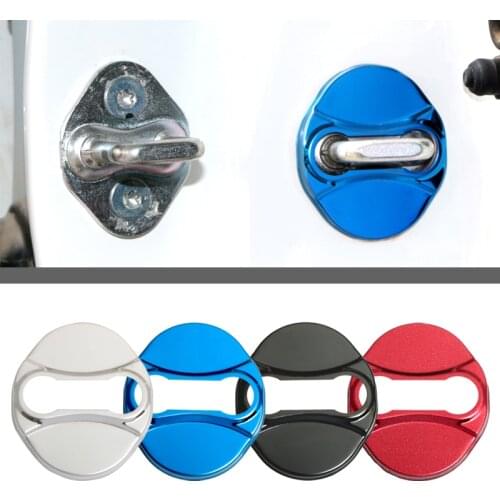 Car Styling Auto Door Lock Cover Car Sticker Case For KIA Kia Sportage Forte Sorento Soul K2 K3 K4 K5 K3S KX5 car accessories