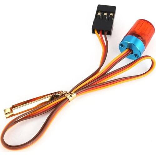 AX-511 Circular LED Light Strobing-blasting Flashing Fast-slow Rotating Mode RC Police Firefighting Ambulance Car