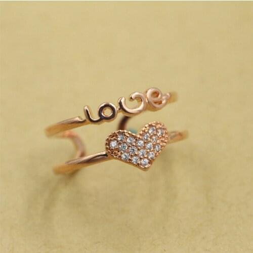 Free Shipping Fashion Jewelry 5 carat /3 carat Rose gold Color Austrian Crystal Eagagement Wedding ring for women Gift C026