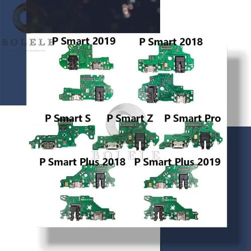 For Huawei P Smart Plus 2019 2018 S Z / P Smart Pro + 2019 USB Charger Port Dock Connector Plug Board Charge Charging Flex Cable