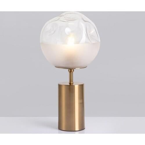 Europe modern led stone crystal lampara escritorio deco chambre abajur de mesa living room lamp dining room lamp