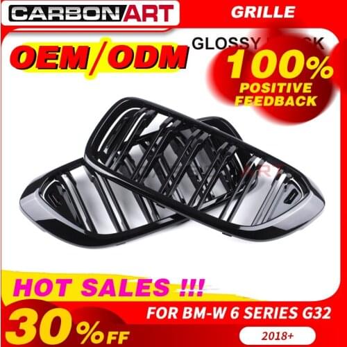 G32 Grille front Bumper Kidney Radiator Hood Grill for B-mw 6 Series gt 640i 630i 2018 Auto parts 2018 2019