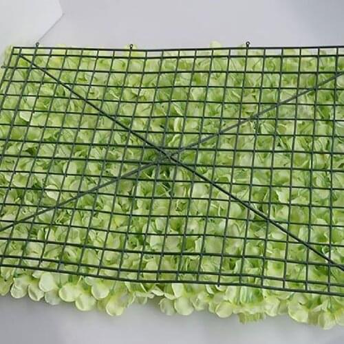 Artificial Flower Wall Plastic Panels For D.I.Y Wedding Background Backdrop