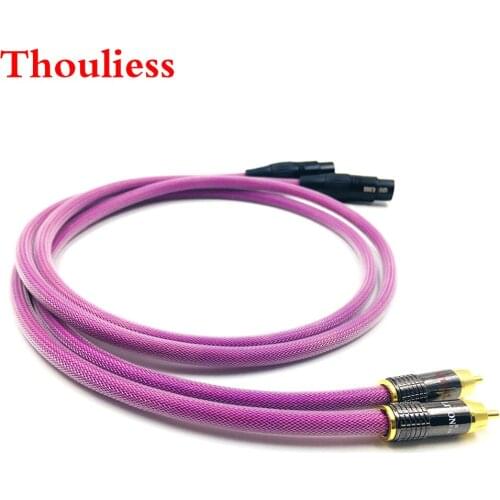 Thouliess Pair HIFI-LITON 2RCA Male to 2XLR Female Cable XLR Balanced Reference Interconnect Audio Cable with XLO HTP1 Cable