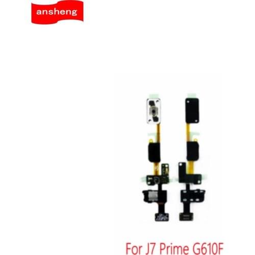 Home Button Key Return Light Sensor Menu Keyborad Headphone Flex Cable for Samsung Galaxy J5 J7 Prime G570F G610F Cell Phone