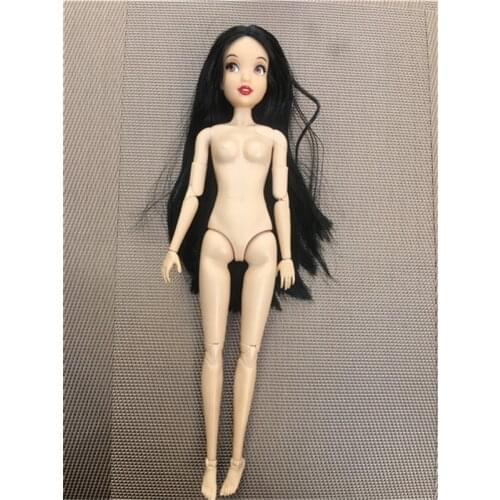 Doll Head Snow Esla Anna Belle 1/6 Doll Head Movable Body Kids Birthday Gifts Christmas Gift Good Collections