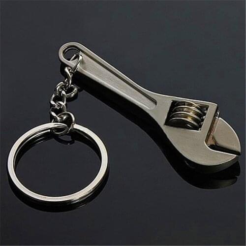 Metal functions key buckle Pocket Tools Simulation model Wrench key chain fashion classic Personality car Key Chain