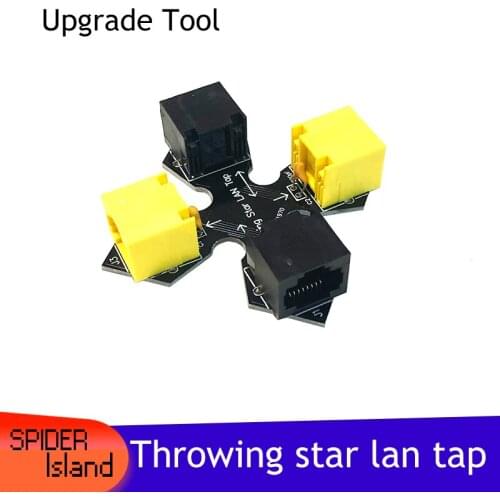 Hot Sale Throwing Star Lan Tap Data Monitoring Route IPTV 100% Original Replica Monitoring Ethernet Communication Passive Tap