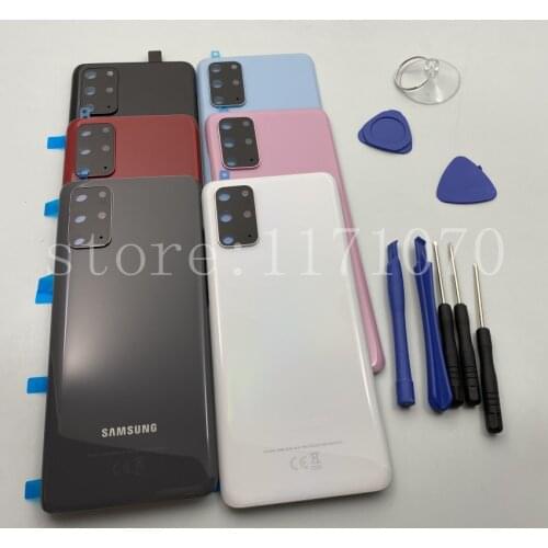 Original Samsung Galaxy S20 plus Ultra Back Case Battery Cover Glass Housing Cover for Samsung S20Ultra Door Rear Case Replaceme