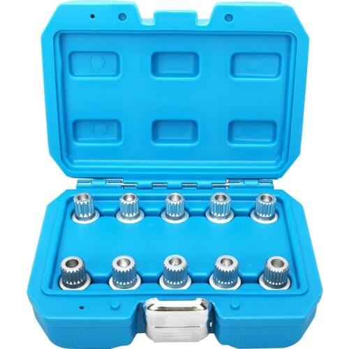 10PCS Car Anti-theft Wheel Bolt Lock Nut Key For BMW 1 3 5 6 7 Series Mini X1 X2 X3 X4 X5 X6 Disassembly Repair Tools