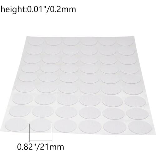 MroMax 1/2/3PCS Hot Self-adhesive Screw Hole Covers Household Hardware Furniture Caps PVC Dustproof Sticker 21mm Height 0.2mm