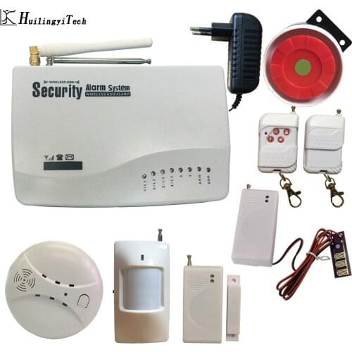 Home Alarm System with APP Burglar Protect Wireless Home Security GSM Alarm System SMS Alarm power off Russian English Voice