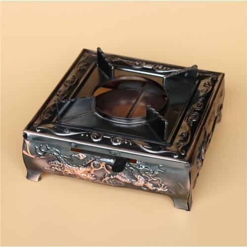 Solid liquid alcohol furnace imitation copper home small hot pot dormitory dry boilers portable outdoor alcohol pot