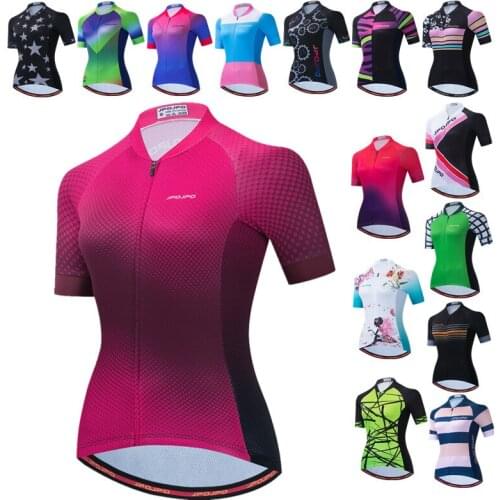 Weimostar Pro Cycling Jersey Women Summer Short Sleeve MTB Bike Jersey Tops Quick Dry Bicycle Shirt Anti-UV Cycling Clothing