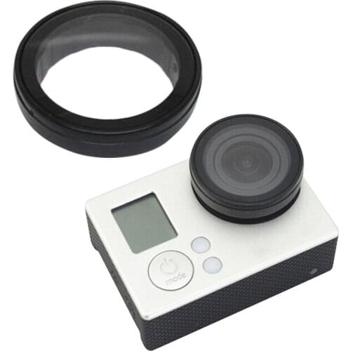 For GoPro Hero 3 3+ 4 Camera Protective Clear Glass UV Lens Protector Cap Cover Case For Go Pro Sport Camera Lens Protector