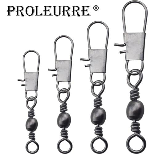 10 Pcs/lot Fishing tool swivels interlock snap fishing lure tackles winter fishing gear accessories Connector copper swivel