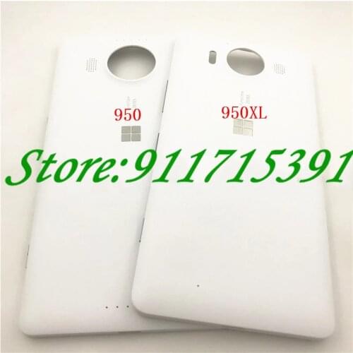 100% Original Plastic Rear Housing For Microsoft Nokia Lumia 950 & 950 XL Battery Cover Back Case With Side Button+NFC