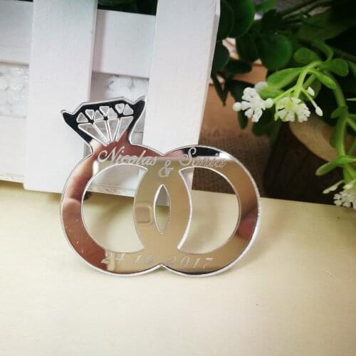 20Pcs Personalized Clear diamond Custom Acrylic Table Centerpieces Decor Baby Shower Birthday Party Presents Gifts Favors