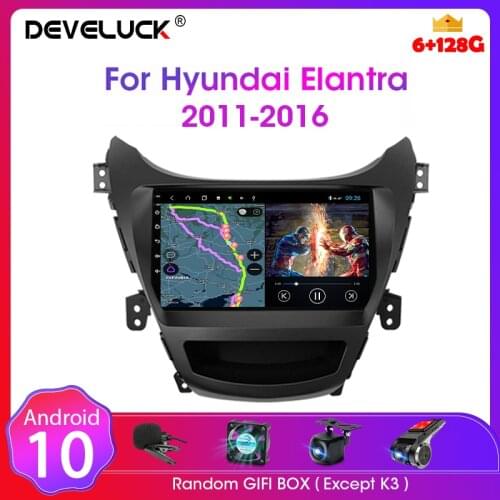 Android 10 Car Radio Multimedia Video Player Navigaion GPS 2 din DVD Stereo Head unit For Hyundai Elantra Avante I35 201 -2016