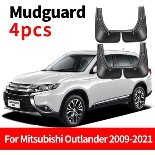 Car Mud Flaps Mudguard Splash Guards Fender Mudflaps Tire Fender 4pcs ABS Blck Accessories For Mitsubishi Outlander 2009-2021