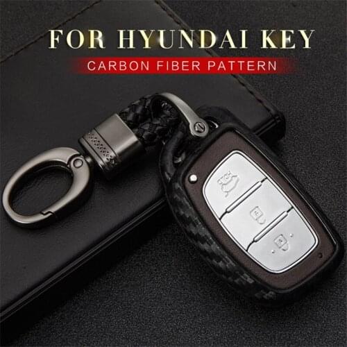 Car Key Case Cover For Hyundai Creta I10 I20 I40 IX35 I30 IX20 Elantra Solaris Santa Tucson Kona Verna Silica Gel Key Ring Fob