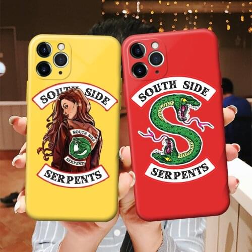 Cool American TV Riverdale Southside Serpents Phone Case For iPhone 11 Pro 12 mini XS MAX XR X 7 8 SE 6Plus Soft Silicone Cove