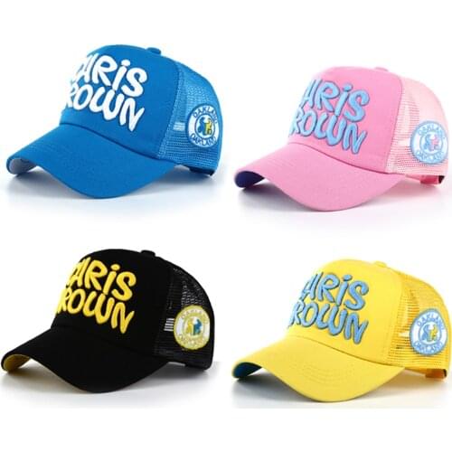 Children Hat Letter Embroidery Letter Baseball Cap Snapback Parent-child Hat Spring Summer Hip Hop Boy Girls Hats Sun Caps Bones